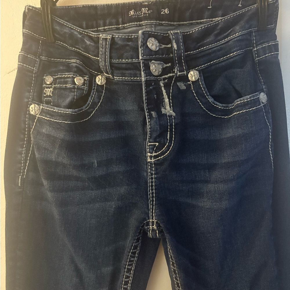 Miss Me Women's Deep Indigo Skinny Jeans